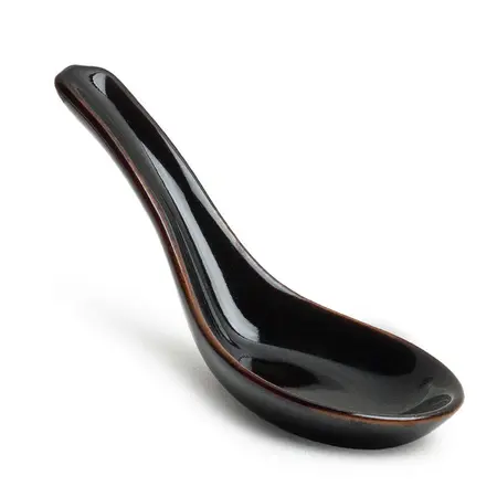 Tenmoku Black Soup Spoon