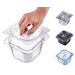Araven 84013 Universal Polycarbonate GN 1/9 Notched Lid