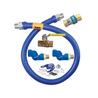 Dormont Manufacturing 1675KIT2S24 Dormont Blue Hose Moveable Gas Connector Kit 3/4" Dia.