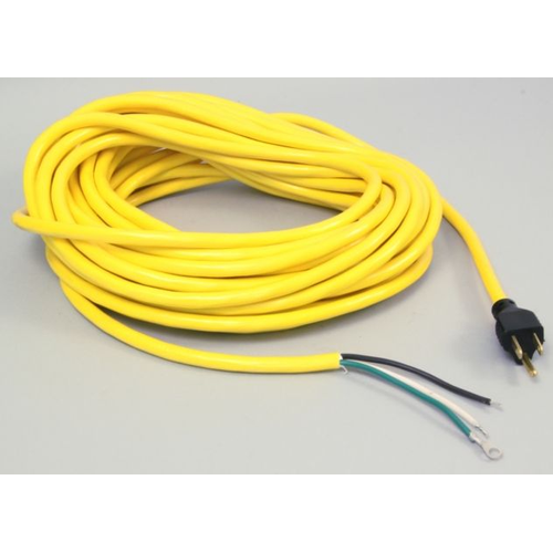 Power Cord, 14/3 Yellow 50'