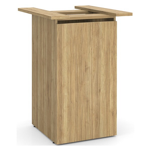 PLCUBED2040 40" CUBE BASE WITH DOOR- ASPEN