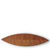 Hazara Leaf Plate Brown 14.5" x 3.75"