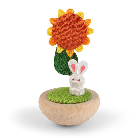 Figurine Sunflower & Rabbit