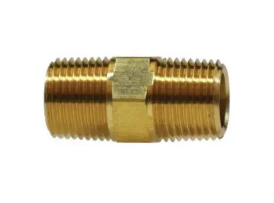 Long Nipple, 1-in MNPT x 1-in MNPT, 2.3 in, Brass
