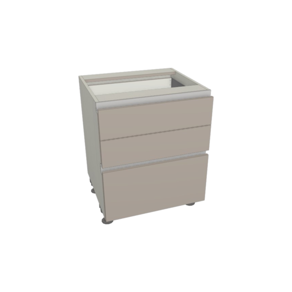 Capri Gola Base 3 Drawers 27" x 34.5" x 23.75"