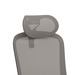 67001 Headrest - MESH HEADREST FOR CRESCENT SERIES- BLACK