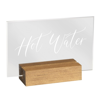 Cal-Mil 22336-3-99 "Hot Water" Madera Sign