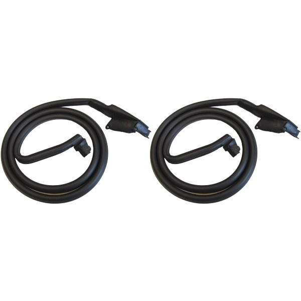 thumbnail image 2 of 1956-1957 Chevy Front Door Weatherstrip Seals With Molded Ends, 4-Door 2 of 9