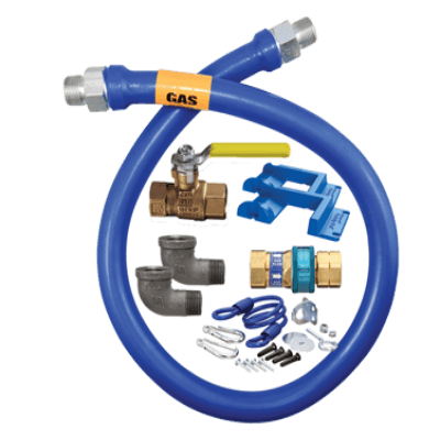 Dormont Manufacturing 1675KIT36PS Dormont Blue Hose Moveable Gas Connector Kit 3/4" Dia.