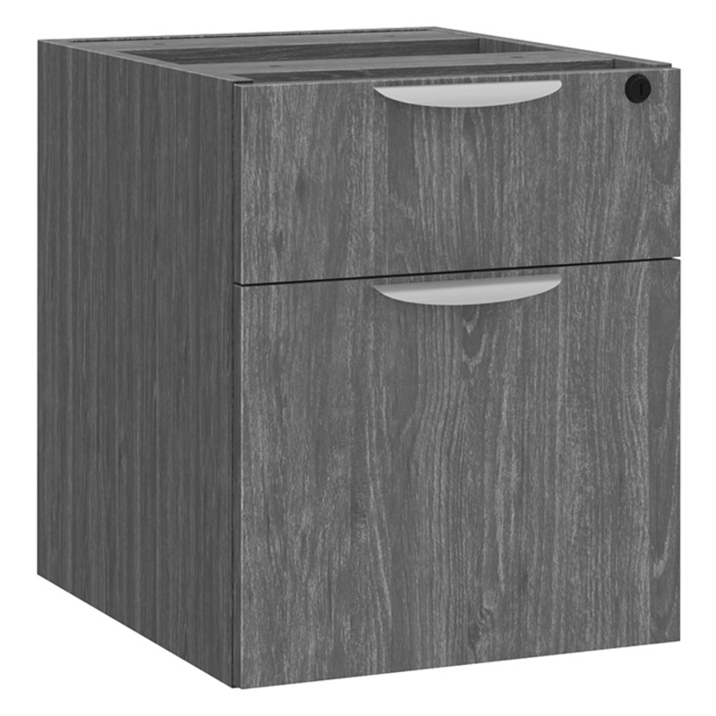 PL108 BOX/FILE HANGING PEDESTAL - Newport Gray