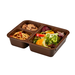 Cambro 853FCP167 Tray-On-Tray Meal Delivery 3-Compartment