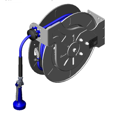 T&S Brass B-7142-08M Hose Reel System Open