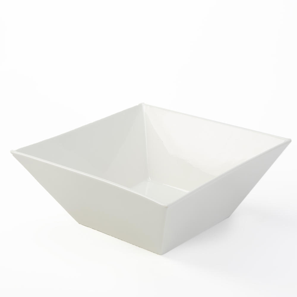 Square Porcelain Bowls & Sauce Cups