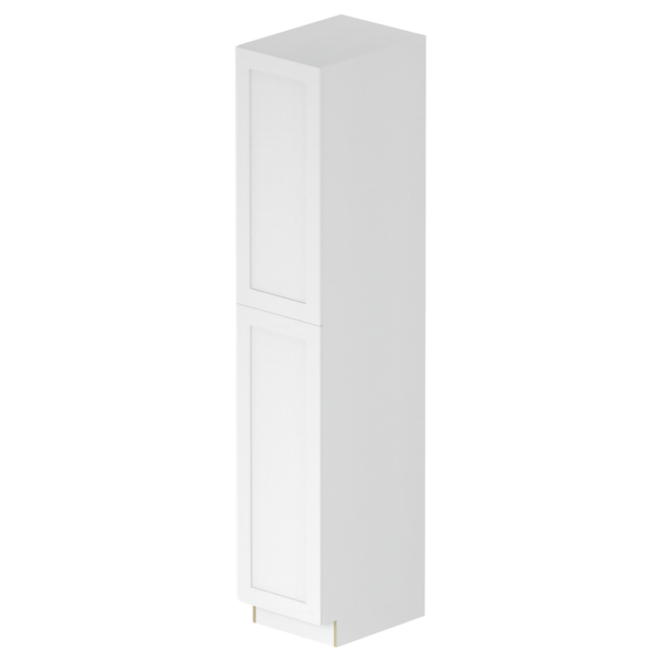 Hampton Pure White Box  Utility Cabinet Kit - 18” X 84”H X 24”D