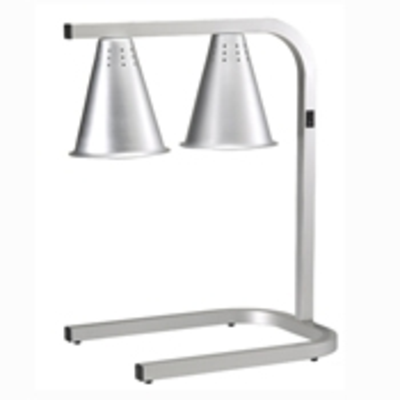 Adcraft Freestanding Two Bulb Heat Lamp
