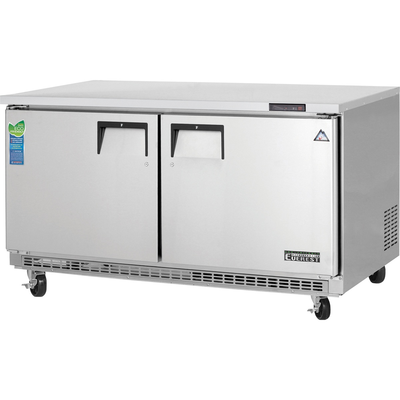 Everest ETBWF2 Undercounter Worktop Freezer 2 Doors, 115v, NSF - 18.0 cu. ft.