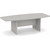  8' Classic Boat Shape Conference Table with Panel Base - Silver Birch