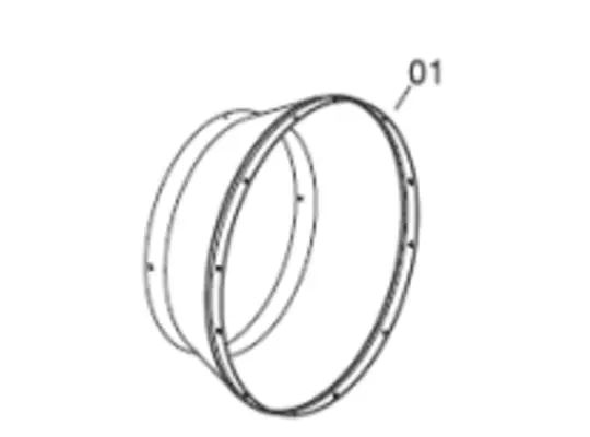 Veloci Heater Replacement Outlet Cone - Blaze 300