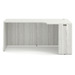 PL181R 66" PORKCHOP CREDENZA-RIGHT- SILVER BIRCH