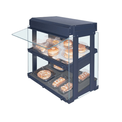 Hatco GRHW-1SGDS Countertop Unit With Slanted Heated Hardcoated Base & Heated Glass Shelf Display Case, Hot Food, Countertop