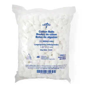 Cotton balls 1000pr/bag 1 1/4"Sold per bag (1000)  MDS21462h