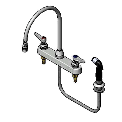 T&S Brass B-1174 Lavatory Faucet Hose & Spray