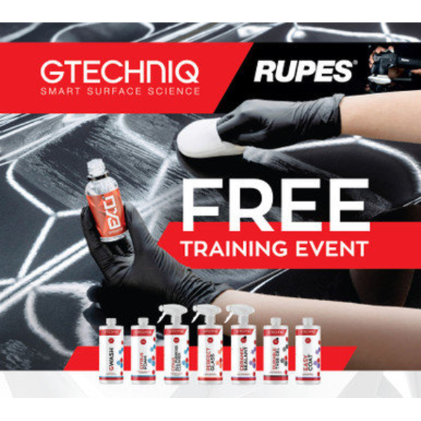 Free Auto Detailing Training Event with Gtechniq & RUPES | ACP Detail Supplies