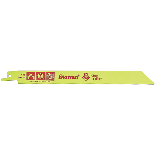STARRETT BR818-5 King Cut 8'' x 3/4'' x .035 x 18T, Bi-Metal, 5 Pack