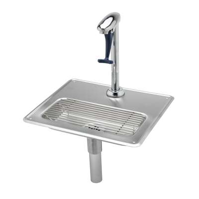 T&S Brass B-1230-12 Water Station 12" Pedestal Glass Filler