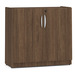 PL154 30"H BOOKCASE- Modern Walnut