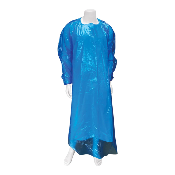 Gown - X-Large - 4 mil - Blue