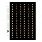 Cubby ID Adhesive Sticker Sheets