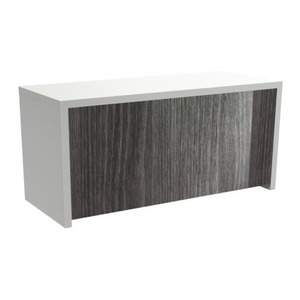 CLAHU4001 - Wall Mounted Hutch w/Laminate Doors - White w/Newport Gray Doors