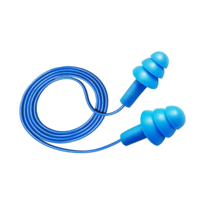 Earplugs - Reusable - Corded - 25 NRR - Metal Detectable
