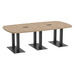 PALAR7636N-BLACK, Arena Conference Table with Palmer Base - Black