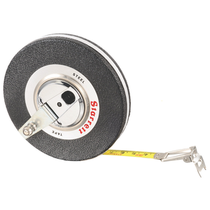 STARRETT 530-15CM 3/8'' x 15m Long Tape, Closed Reel, Metric