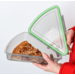 Mygo Pizza-Sized Compartment Container, 9-1/4" X 8-1/4" X 2-1/2"