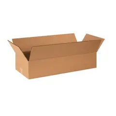 24 X 12 X 4" FLAT CORRUGATED BOXES 25/BD
