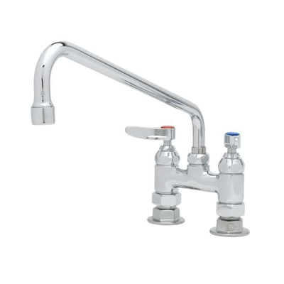 T&S Brass B-2283-065X Double Pantry Faucet Deck Mount
