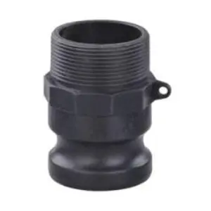 Cam and Groove Adapter, 1 in Type F x 1 in MNPT, Polypropylene