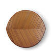 Hazara Leaf Plate Brown 8.75" x 8.25"