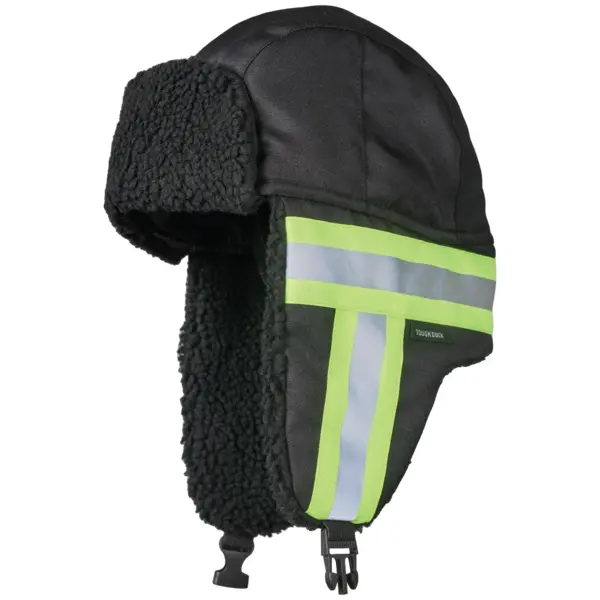 TOUGH DUCK SA131 - HI-VIS 40G Thinsulate Aviator Hat - Black