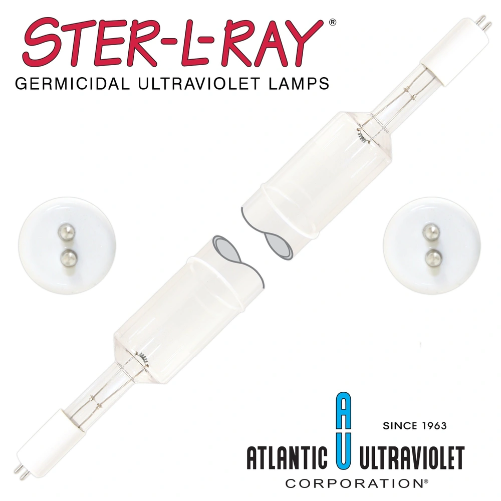 2 Ampoules UV-C Germicides 55 W Base 2G11 – Longueur 50,8 Cm – Pour Purificateurs D’eau Aqua Medic, Oase, Sunsun