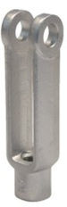 CLEVELAND 104036 -REF- 1/4" - 20 X 2" FEMALE ADJUSTABLE CLEVIS STEEL ZINC CLEAR PER PRINT