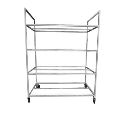 Cook's 630-5420A 54" W Aluminum Vented Tray Drying Rack