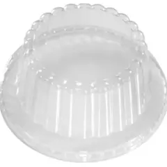 LFRD-10 GRAPHIC PACKAGING LID FOR FOOD CONTAINER CLEAR DOME LID FITS 6-10 OZ 1000/CS