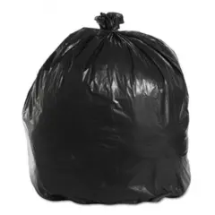 40 X 46 2.0 EQ MIL BLACK 40-45 GALLONS LOW DENSITY CAN LINER 10/ROLL 10 ROLLS/CASE