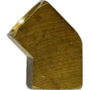 45-deg Elbow, 1/4-in FIP x 1/4-in FIP, Brass