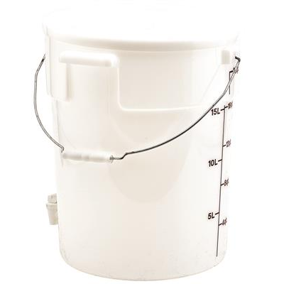 Winco PBDW-22 6 Gallon Plastic White Beverage Dispenser