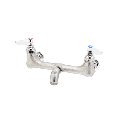 T&S Brass B-0673-RGH Service Sink Faucet 8" Centers 4-5/16" from Wall to Center of Outlet